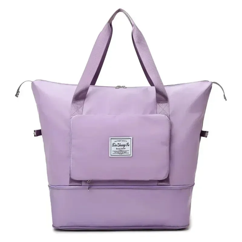 Large Capacity Folding Travel Bags for Women Gym Yoga Storage Shoulder Bag Men Waterproof Luggage Handbag Travel Duffle Bag