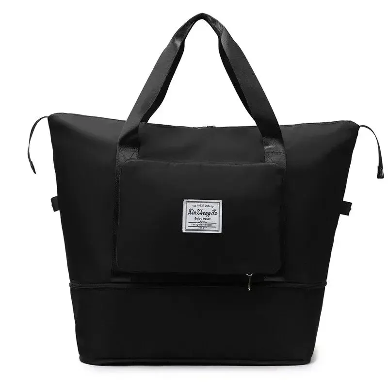 Large Capacity Folding Travel Bags for Women Gym Yoga Storage Shoulder Bag Men Waterproof Luggage Handbag Travel Duffle Bag