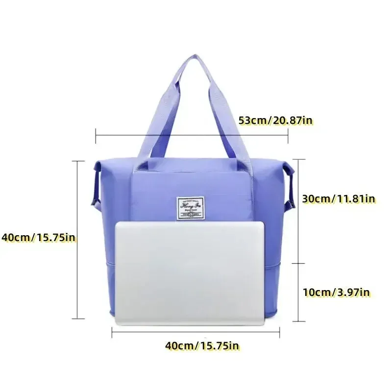 Large Capacity Folding Travel Bags for Women Gym Yoga Storage Shoulder Bag Men Waterproof Luggage Handbag Travel Duffle Bag