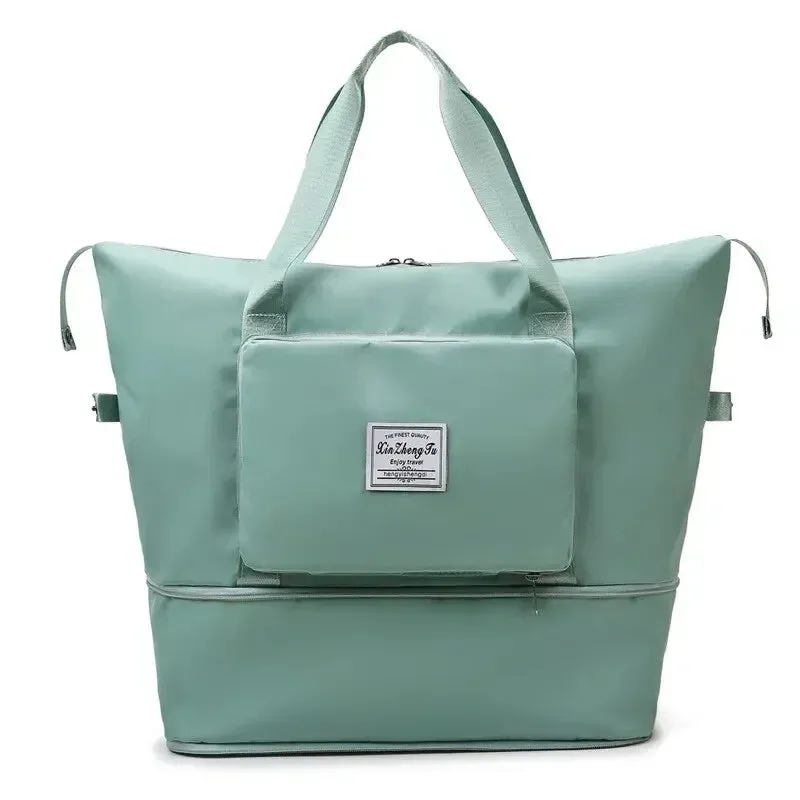 Large Capacity Folding Travel Bags for Women Gym Yoga Storage Shoulder Bag Men Waterproof Luggage Handbag Travel Duffle Bag