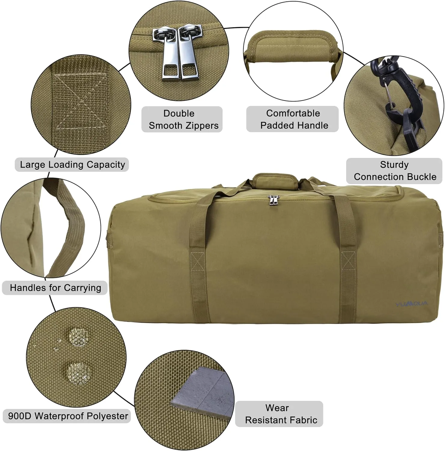 Large Duffle Bag for Travel, 100L Travel Bags for Men Extra Large Duffel Bag Water & Tear Resistant Women Weekender Bag w/Shoulder Strap for House Moving Travel Essentials Camping Gear Storage