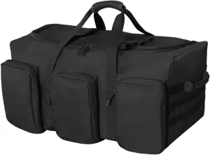 Large Military Travel Duffle Bag Tactical Camping Storage Utility Tote Bag Camping Kitchen Organizer with Deployment Cargo Bag Travel Sports Equipment (Black, Large 25.59"x13.78"x13.78")
