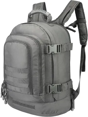 Large Tactical Expandable Backpack 39L-64L Military Bug Out Bag With Waist Strap