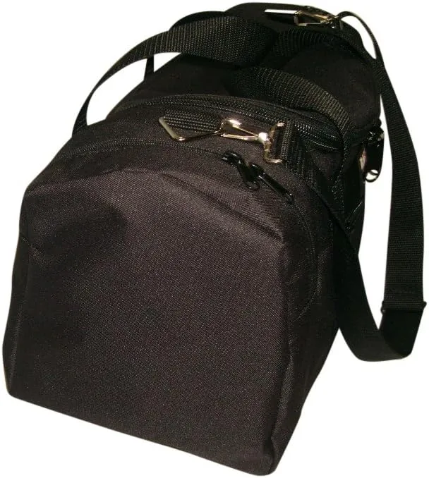 Large Triple Duffle with U Opening, Front Pocket and Two Side Compartment, Perfect Cabin Bag Made in USA.