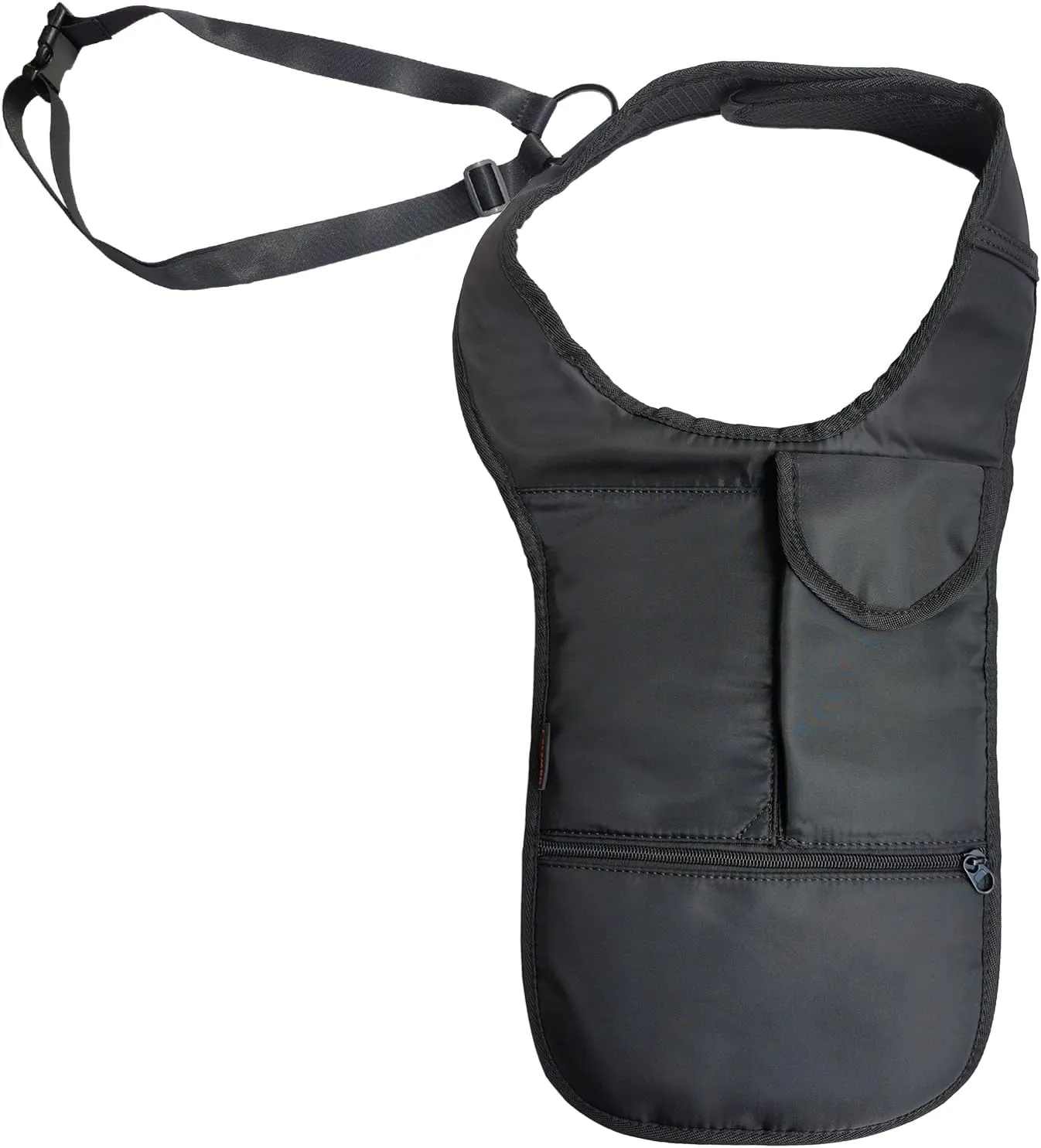 Larswon Underarm Shoulder Bag with Hidden Pocket and Wallet - Anti Theft Armpit Bag for Left-handed