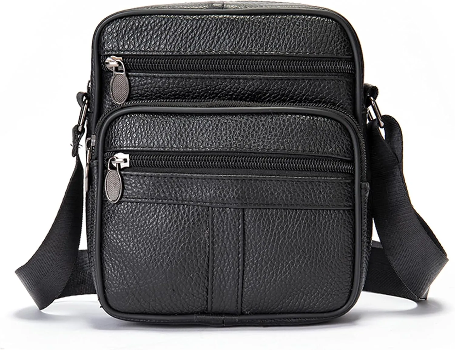 Leather Crossbody Bag Men, Smartphone Messenger Shoulder Holster Wallet Bag