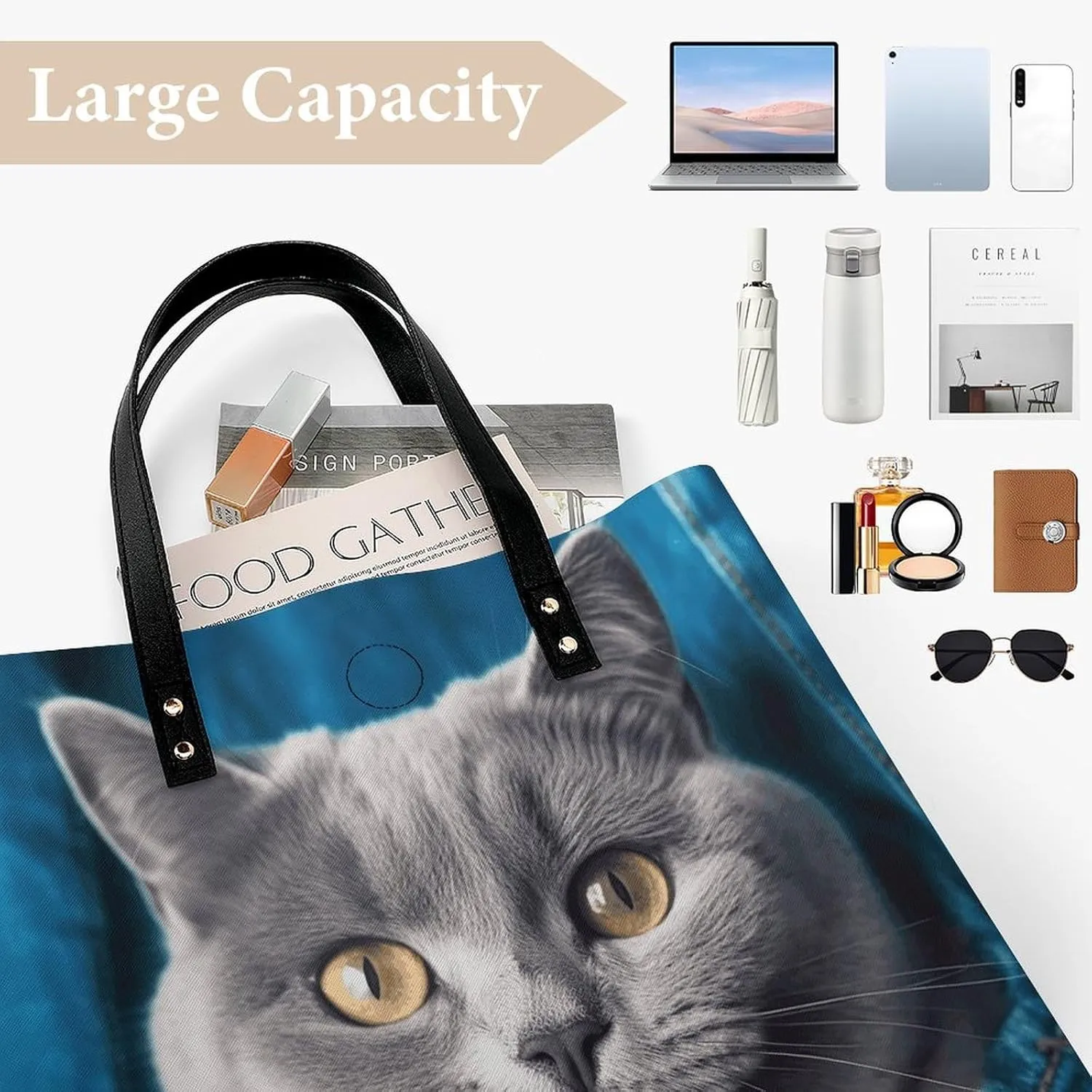 Leather Handbag for Women Tote Bag with Magnetic Buckle Tractor Farming Crossbody Bag Shoulder Bags