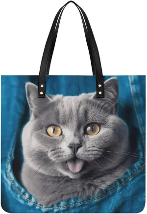 Leather Handbag for Women Tote Bag with Magnetic Buckle Tractor Farming Crossbody Bag Shoulder Bags