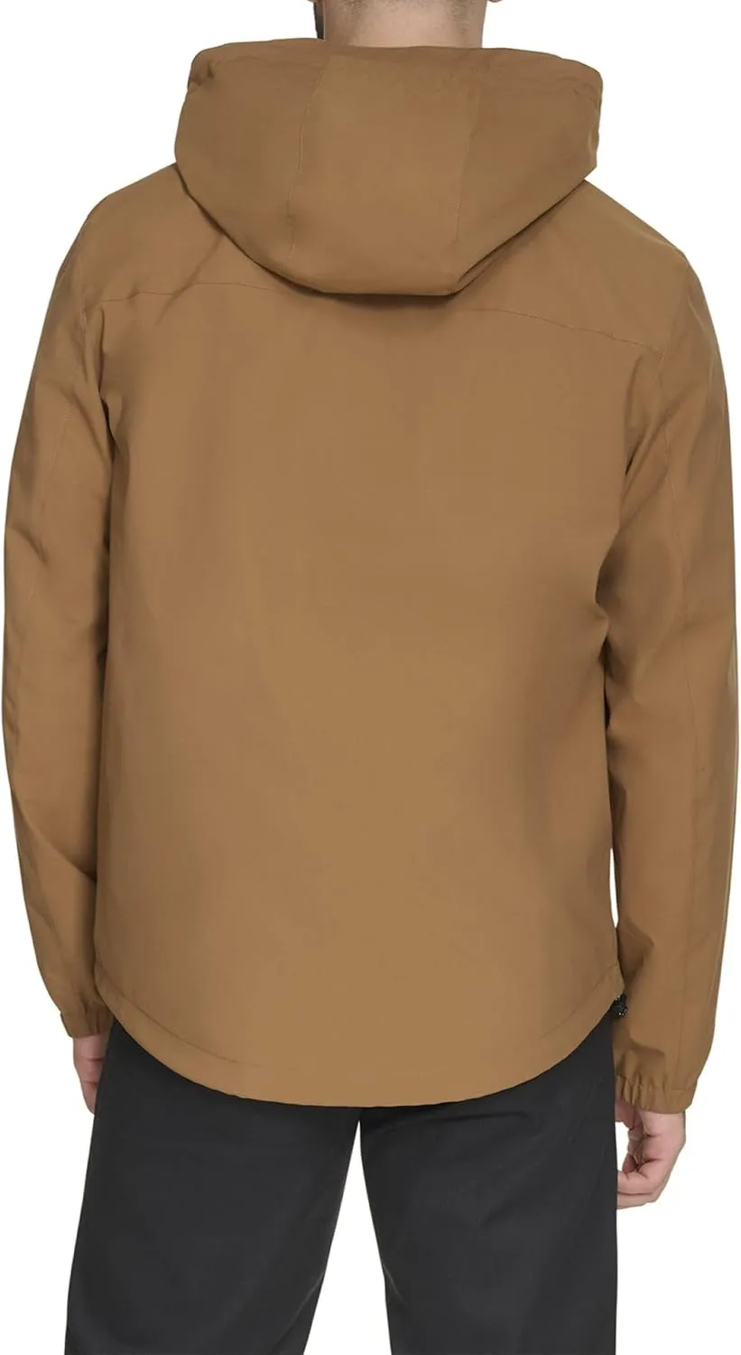 Levi's Men's Hooded Waterproof Arctic Cloth Rain Jacket