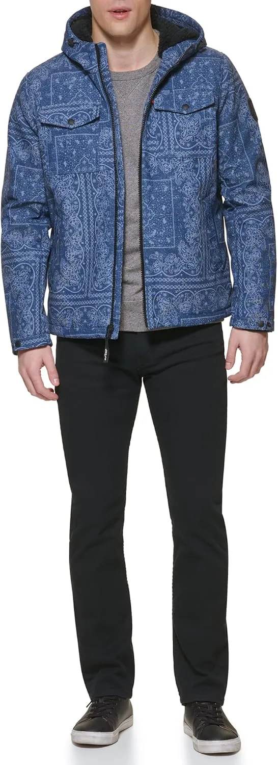 Levi's Men's Soft Shell Hooded Storm Coat (Regular & Big & Tall Sizes)