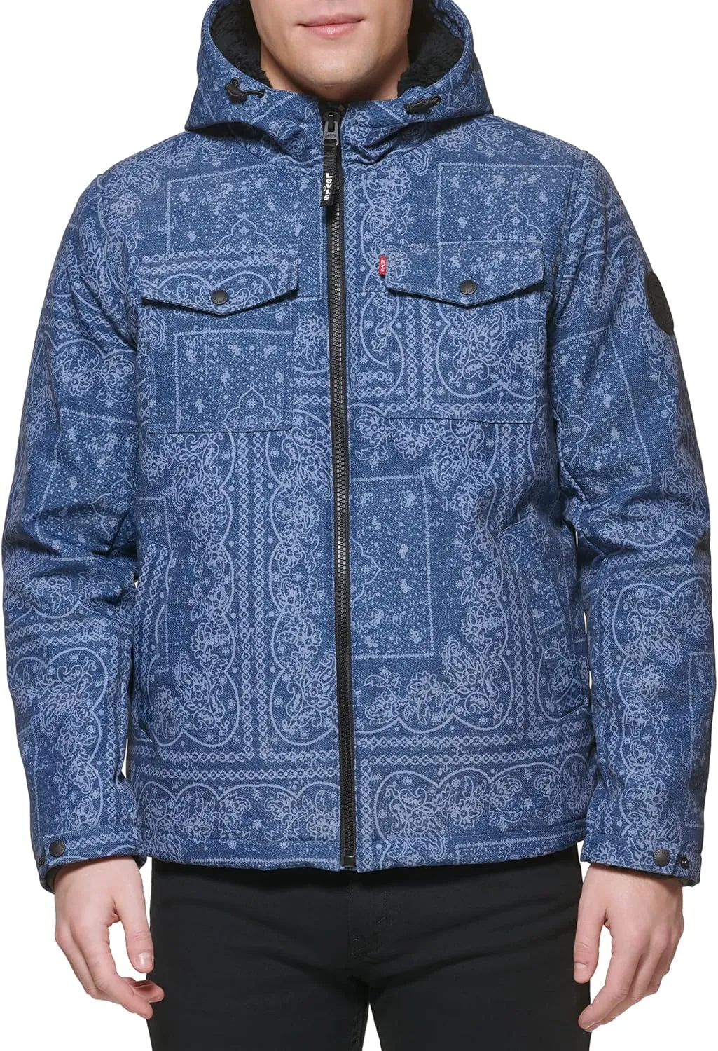 Levi's Men's Soft Shell Hooded Storm Coat (Regular & Big & Tall Sizes)