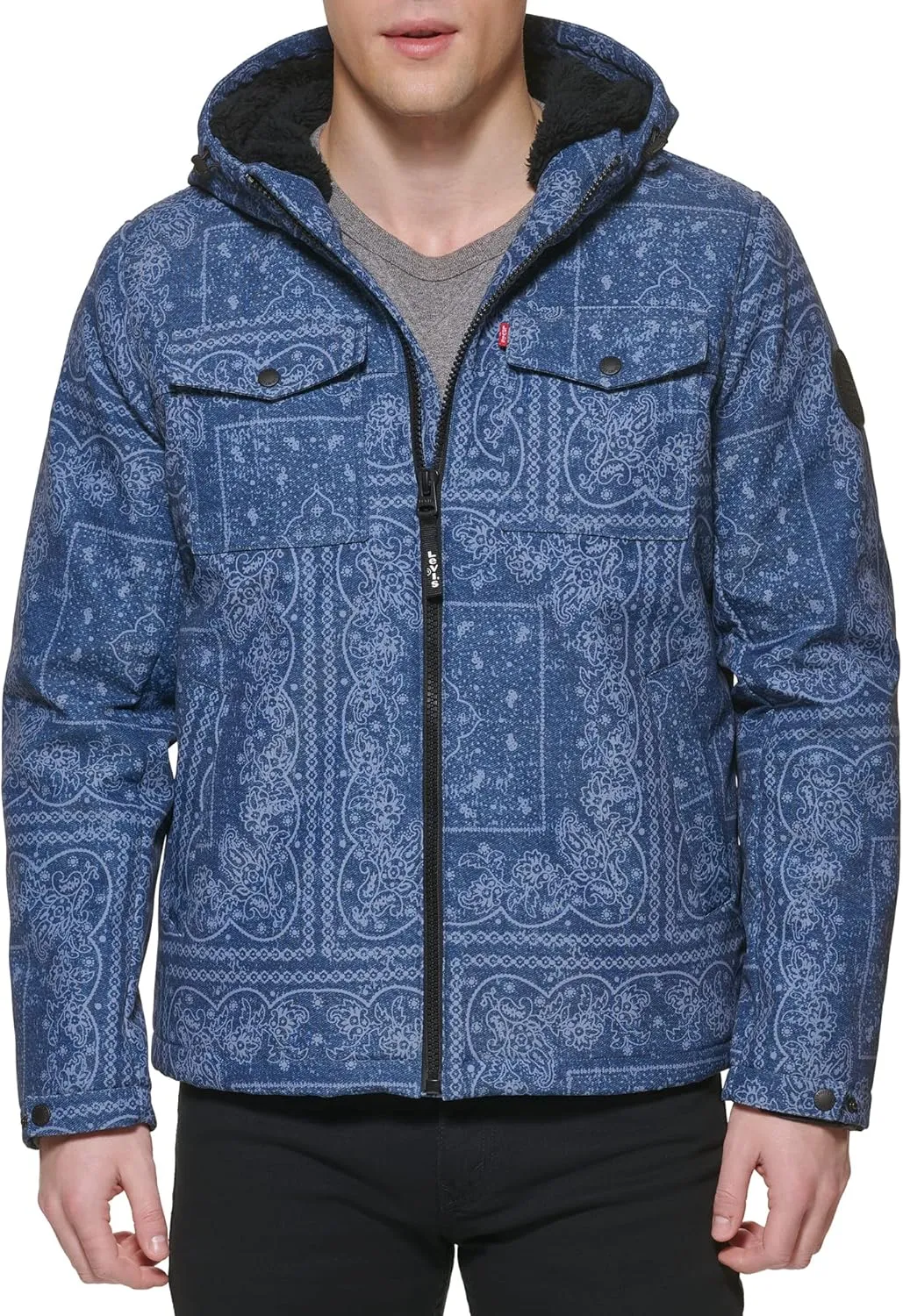 Levi's Men's Soft Shell Hooded Storm Coat (Regular & Big & Tall Sizes)