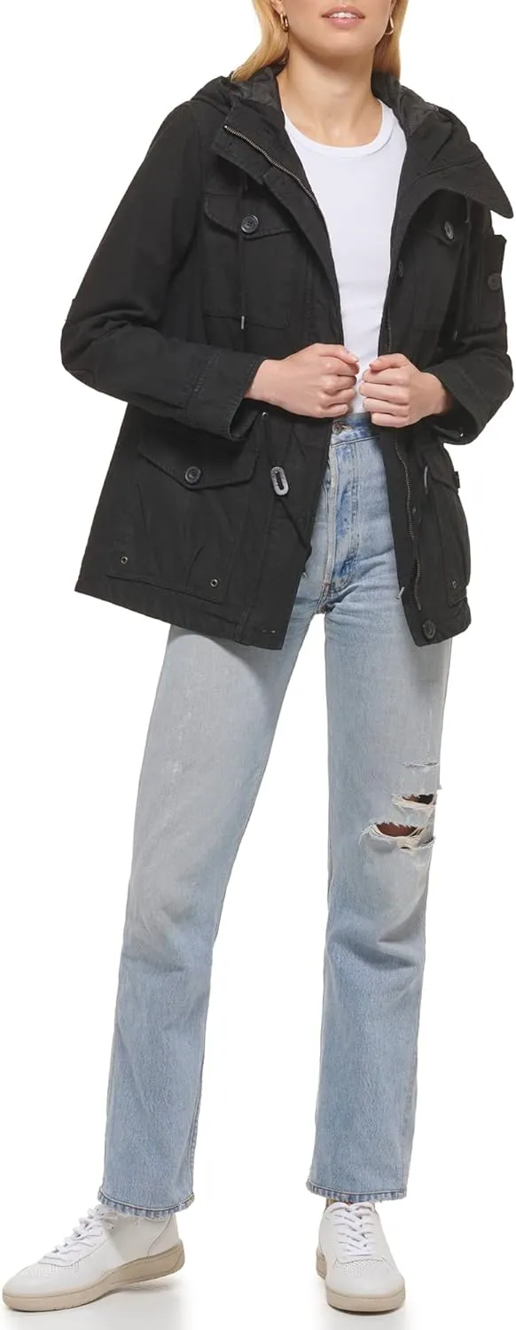Levi's Women's Lightweight Cotton Military Jacket (Standard & Plus Sizes)