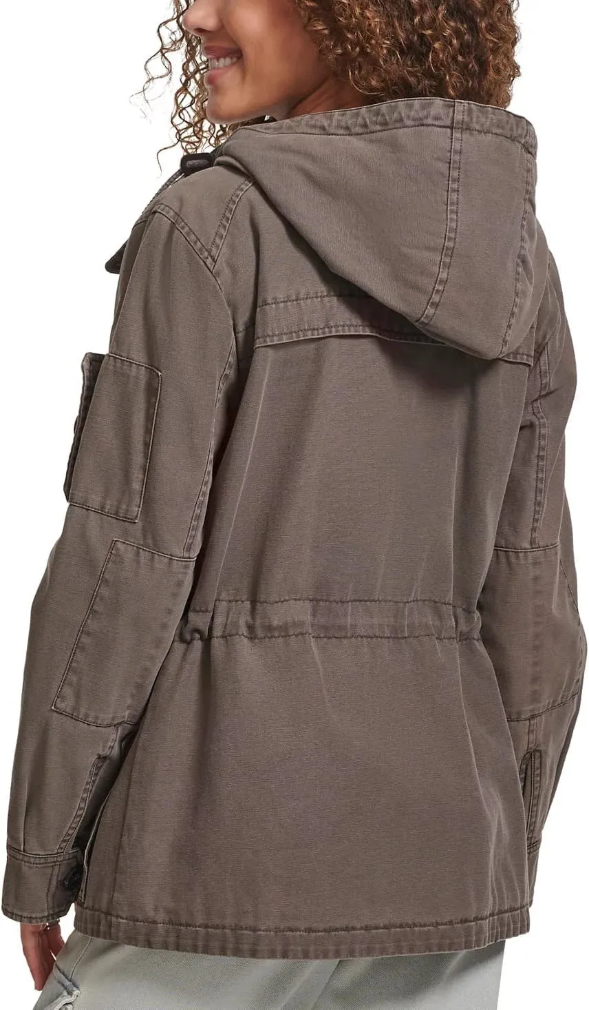 Levi's Women's Lightweight Cotton Military Jacket (Standard & Plus Sizes)
