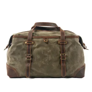 Lightweight Waxed Canvas Duffle Bag For Adventures