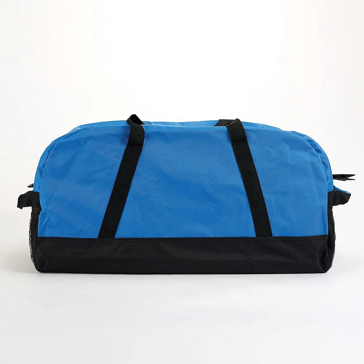 Lillian Vernon Blue and Black Personalized Medium Duffel Bag for Kids - Sports Bag, Luggage, Activities 11" x 12" x 23"W