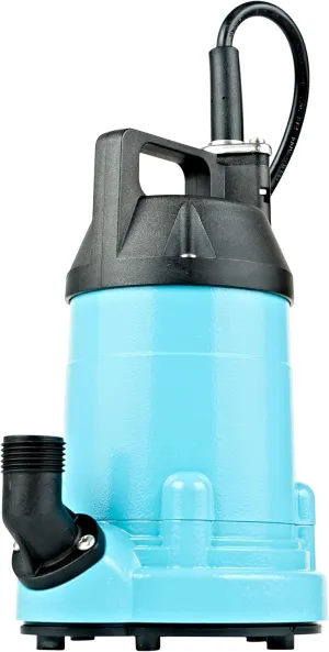 Little Giant 6-MSP 115 Volt, 1/3 HP, 2130 GPH Manual Aluminum Utility Pump with 10-Ft. Cord, Blue, 14942783