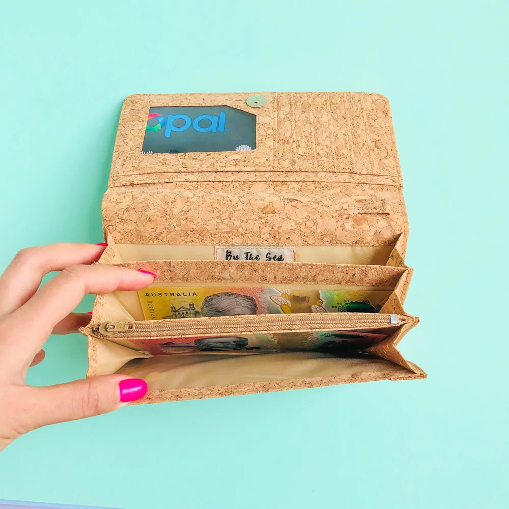 Lola Long Cork Wallet in Classic