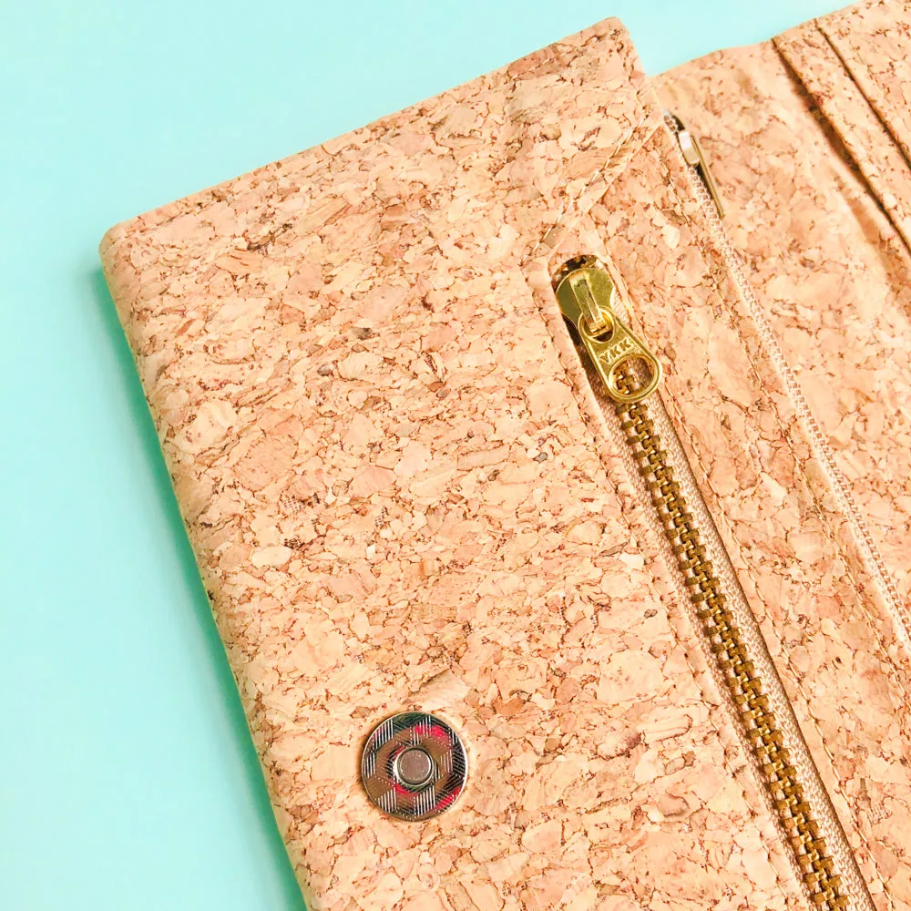 Lola Long Cork Wallet in Classic