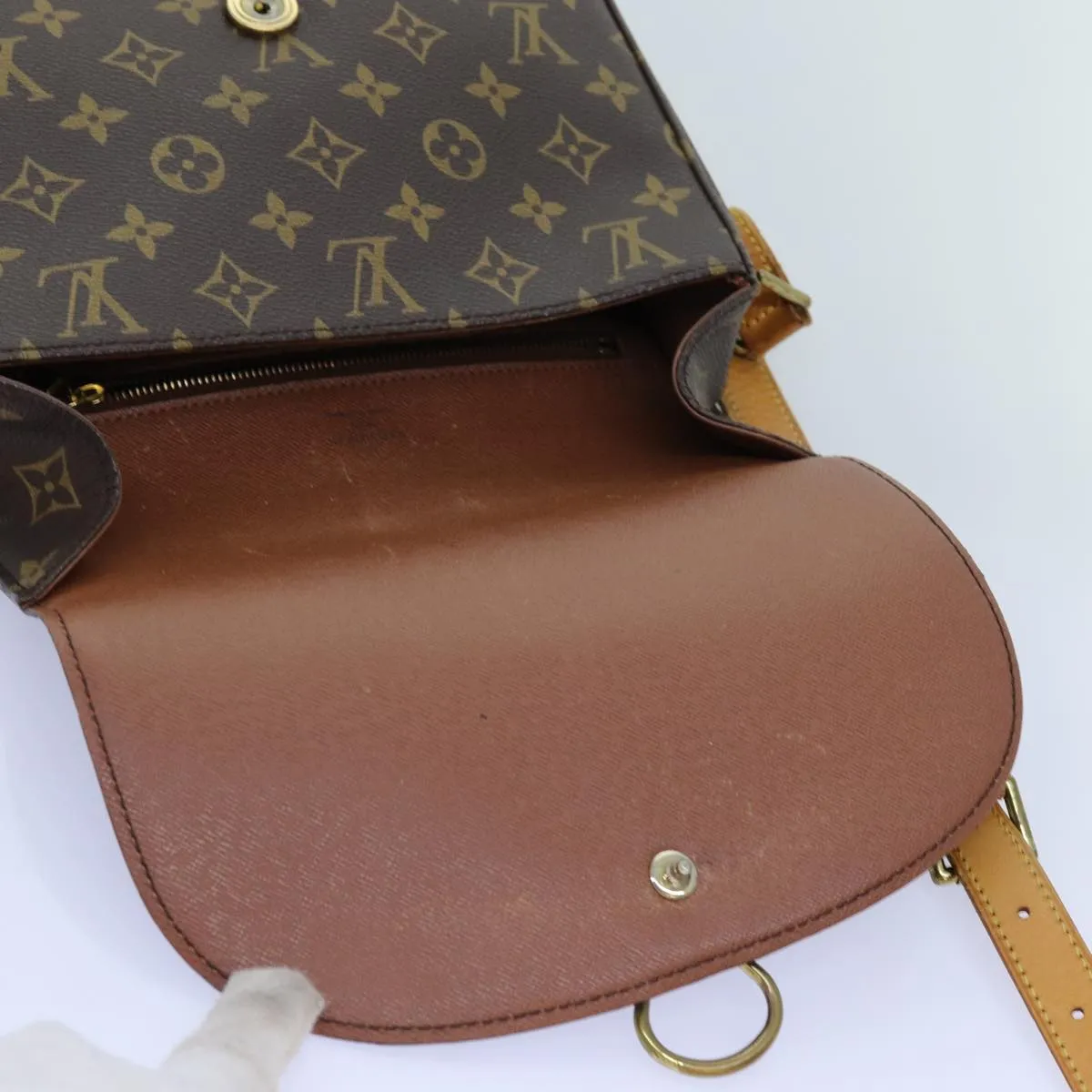 LOUIS VUITTON Monogram Saint Cloud GM Shoulder Bag M51242 LV 72341