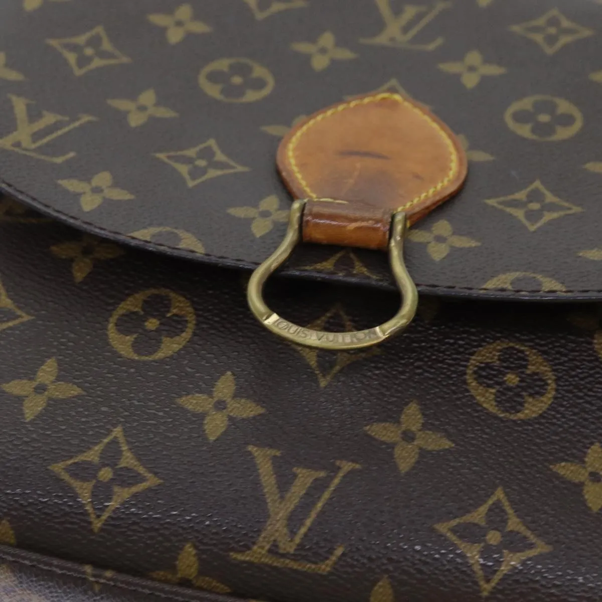 LOUIS VUITTON Monogram Saint Cloud GM Shoulder Bag M51242 LV 72341