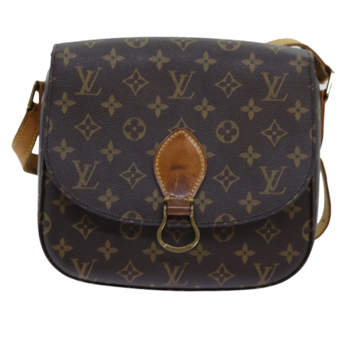 LOUIS VUITTON Monogram Saint Cloud GM Shoulder Bag M51242 LV 72341