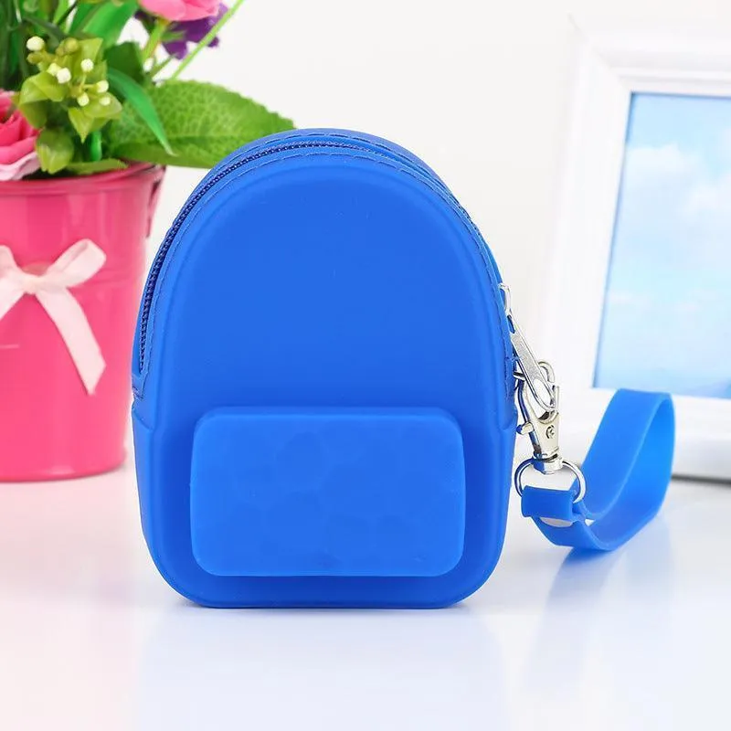 Lovely silicone earphone backpack