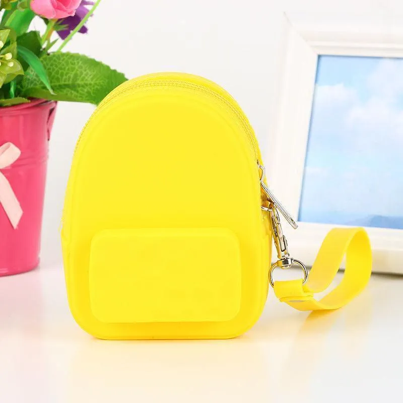 Lovely silicone earphone backpack