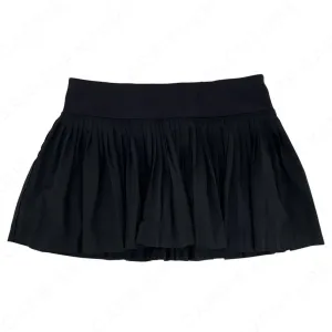 Lululemon Pleat to Street II Black Skirt Skort Golf Tennis Ballerina Twirly Size 6