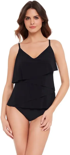 MagicSuit Women's Swimwear Slimming Chloe Tankini Top Soft Cup Bra Adjustable Strap Bathing Suit