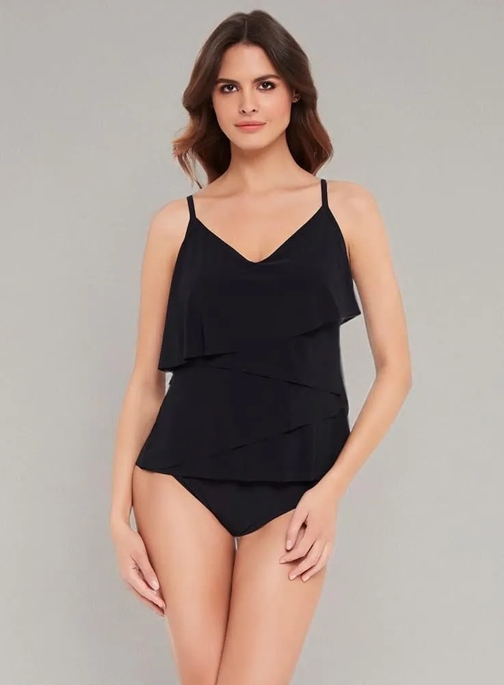 MagicSuit Women's Swimwear Slimming Chloe Tankini Top Soft Cup Bra Adjustable Strap Bathing Suit