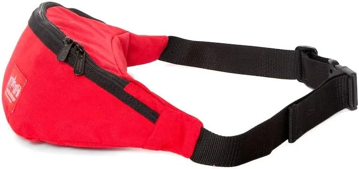 Manhattan Portage Brooklyn Bridge Waist Bag (RED, men, women, water resistant, cross body, waist, buckle closure, 1000D)