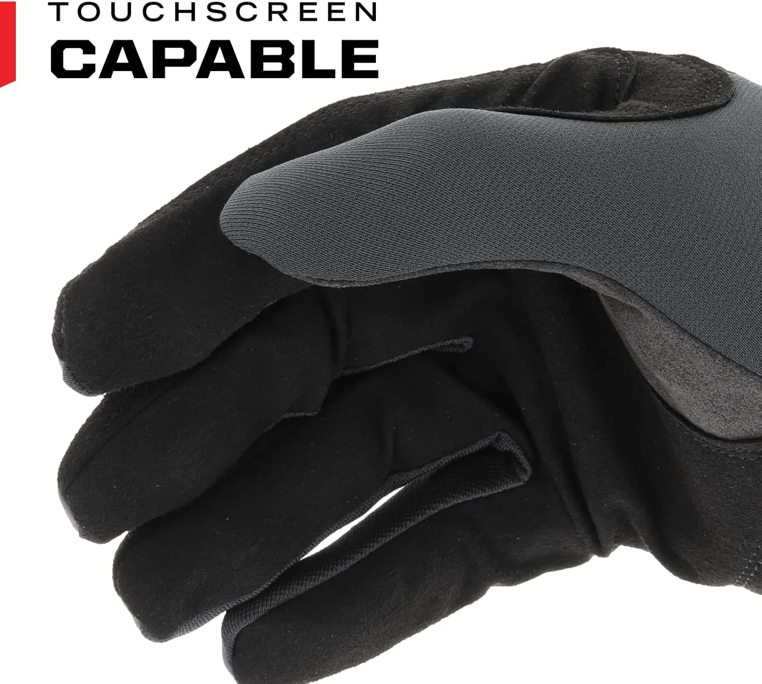 Mechanix Wear: FastFit Work Glove with Elastic Cuff for Secure Fit, Performance Gloves for Multi-Purpose Use, Touchscreen Capable Safety Gloves for Men (Black, Medium)