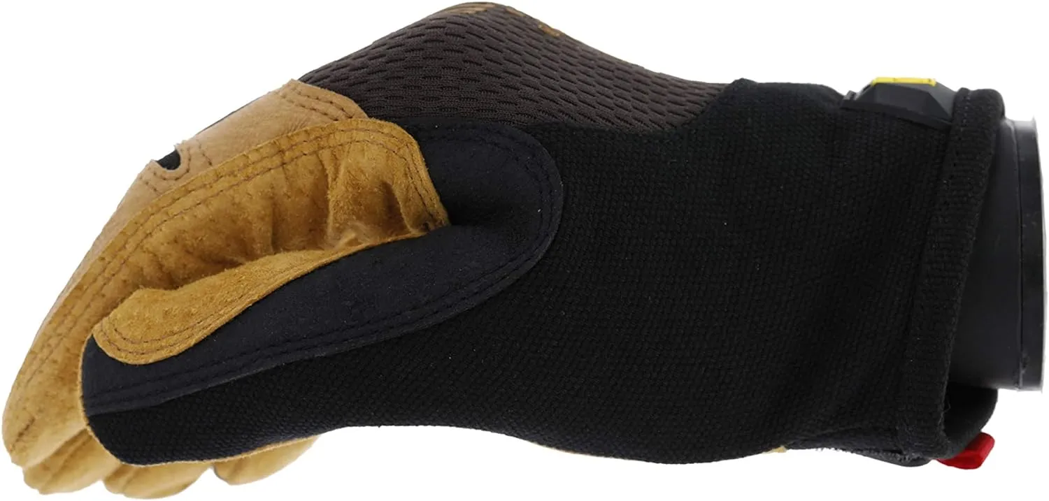 Mechanix Wear: The Original Durahide Leather Work Gloves with Secure Fit, Utility Gloves for Multi-purpose Use, Abrasion Resistant, Added Durability, Safety Gloves for Work (Brown, Medium)