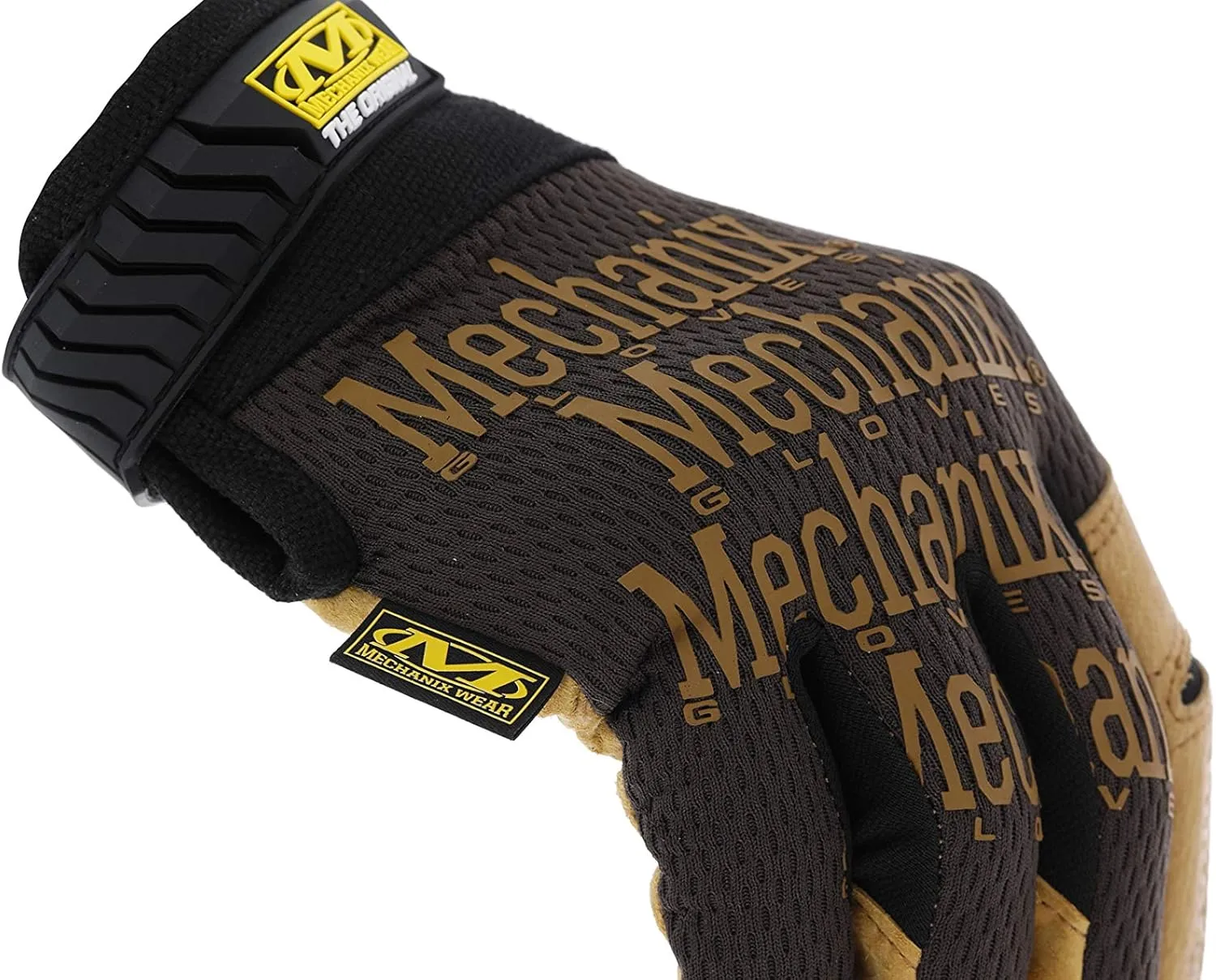 Mechanix Wear: The Original Durahide Leather Work Gloves with Secure Fit, Utility Gloves for Multi-purpose Use, Abrasion Resistant, Added Durability, Safety Gloves for Work (Brown, Medium)
