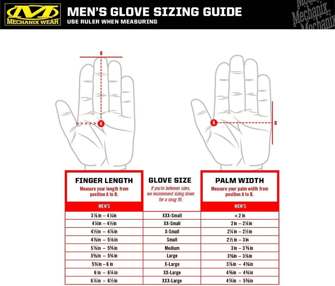 Mechanix Wear: The Original Material4X Synthetic Leather Work Gloves with Secure Fit, Abrasion Resistant, Added Durability, Safety Gloves for Men, Multi-Purpose Use (Brown, Large)