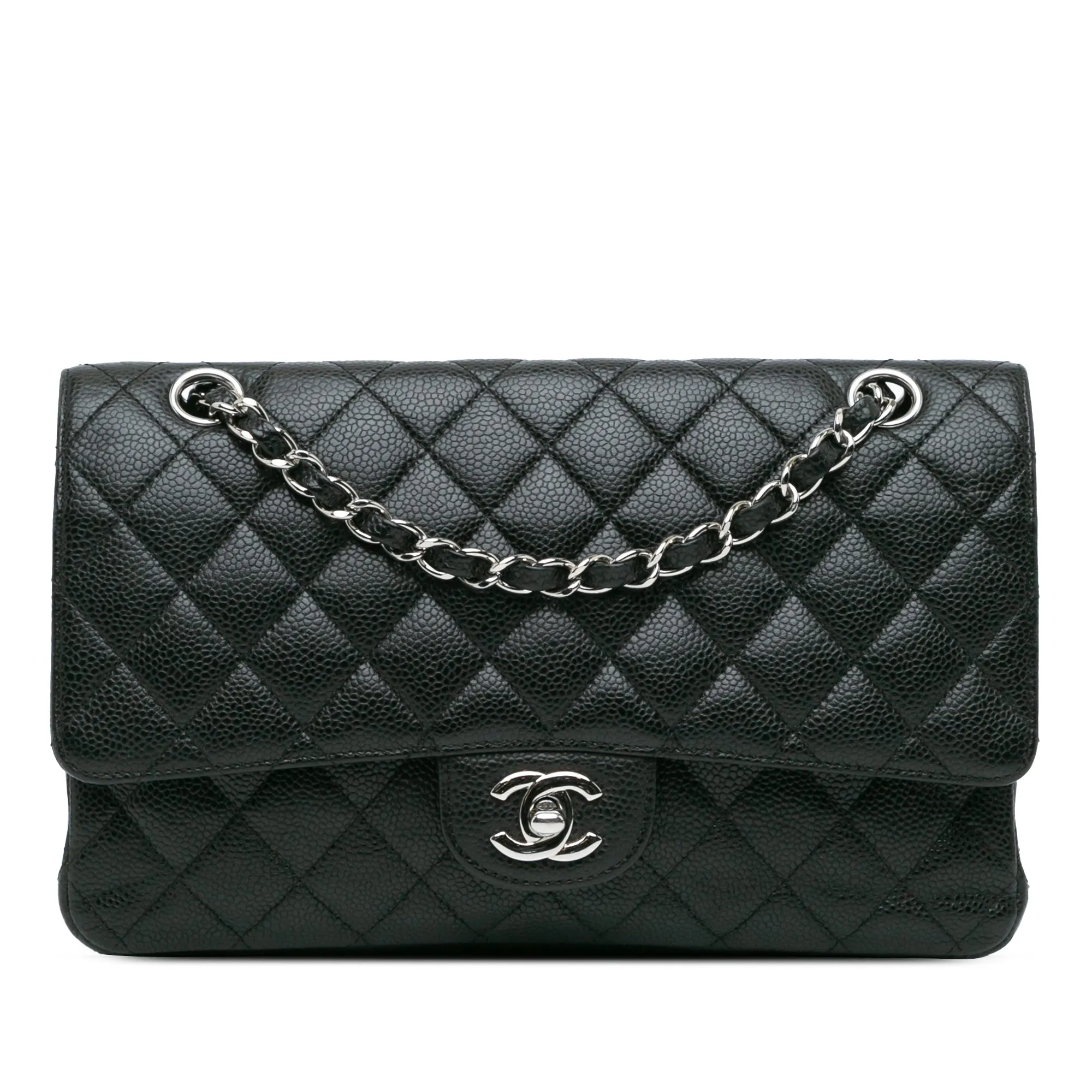 Medium Classic Caviar Double Flap