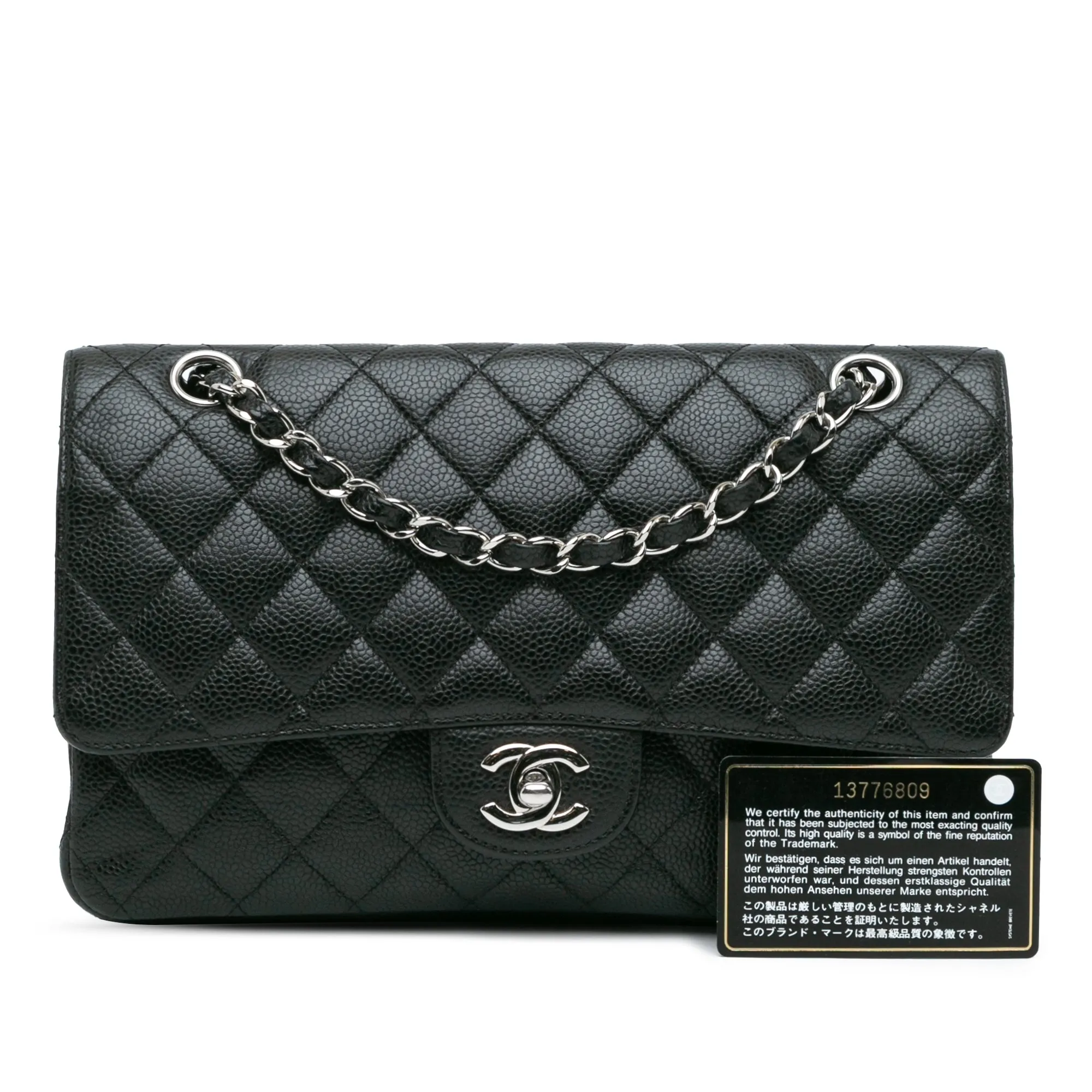 Medium Classic Caviar Double Flap