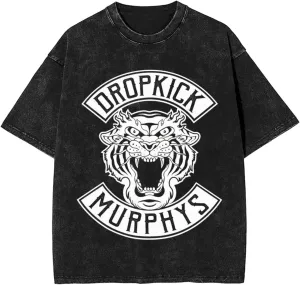 Men's & Women's Vintage Oversized Drop Shoulder Short Sleeve T-Shirt