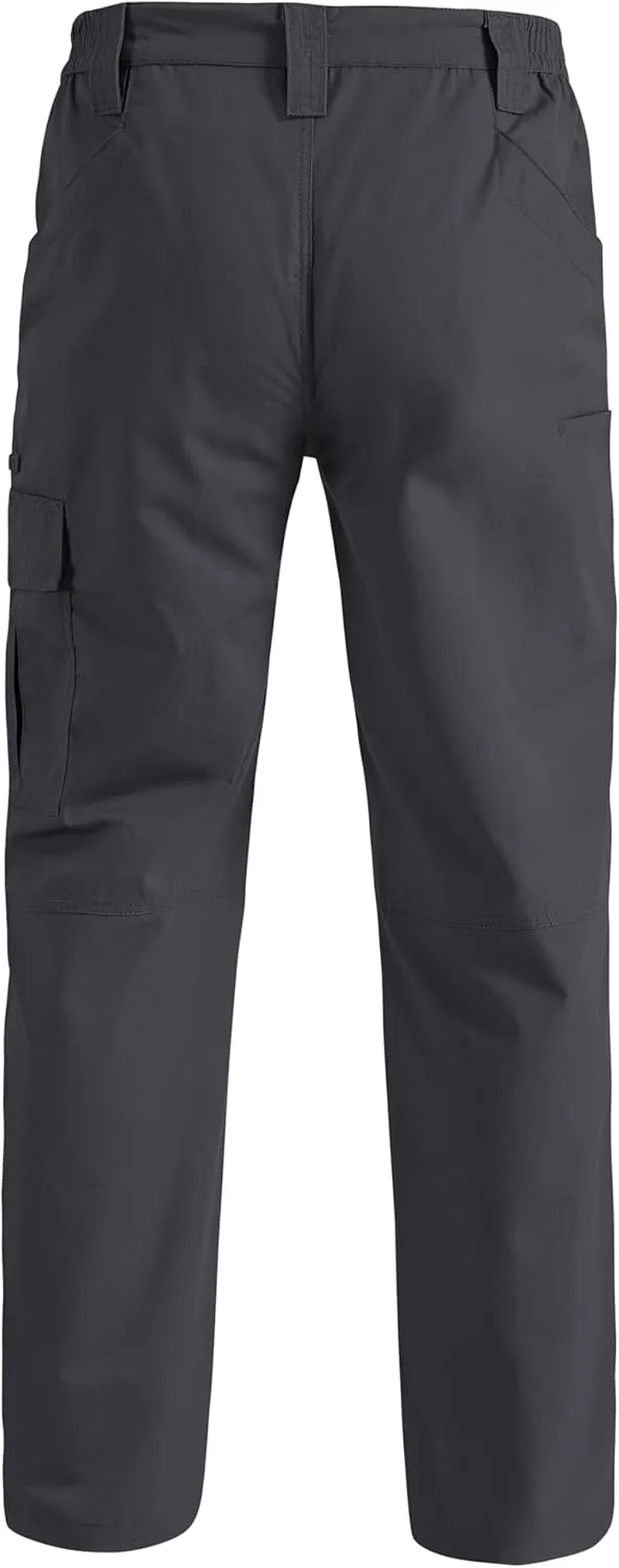 Mens Cargo Work Pants Ripstop Water Resistant Outdoor Tactical Utility Pants with 7 Pockets Hiking Construction Pants