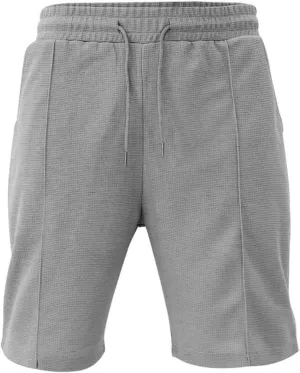 Mens Fashion Solid Color Drawstring Elastic Waist Training Trousers Summer Casual Ventilate Sports Running Shorts