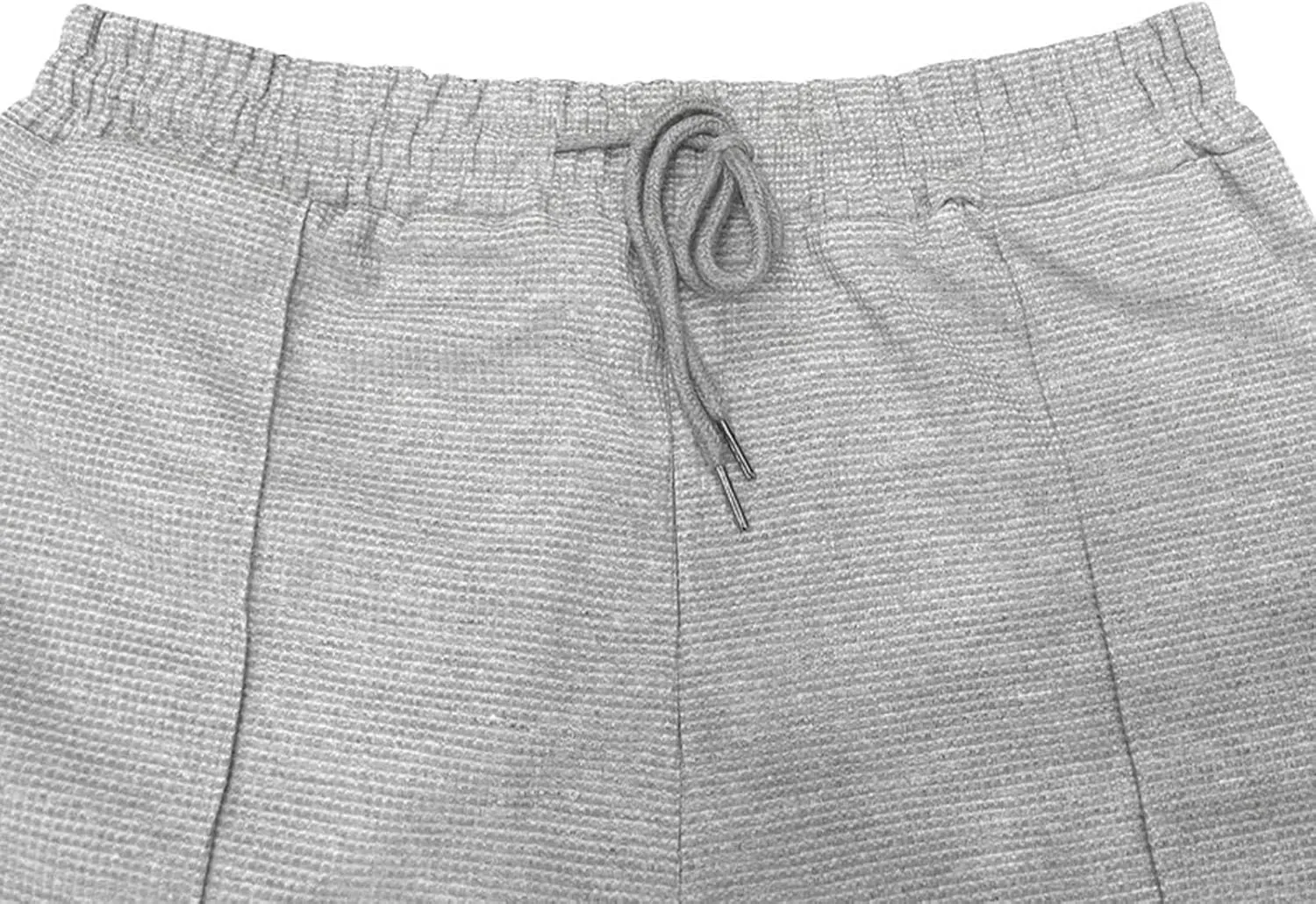 Mens Fashion Solid Color Drawstring Elastic Waist Training Trousers Summer Casual Ventilate Sports Running Shorts