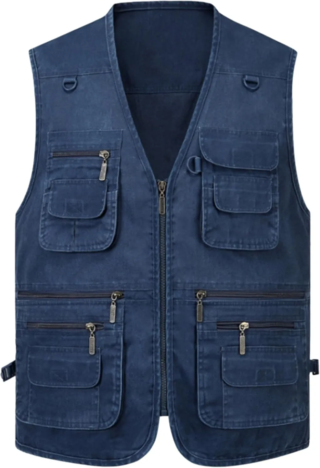 Men's Lightweight Utility Fishing Vest V Neck Safari Photographer Vests