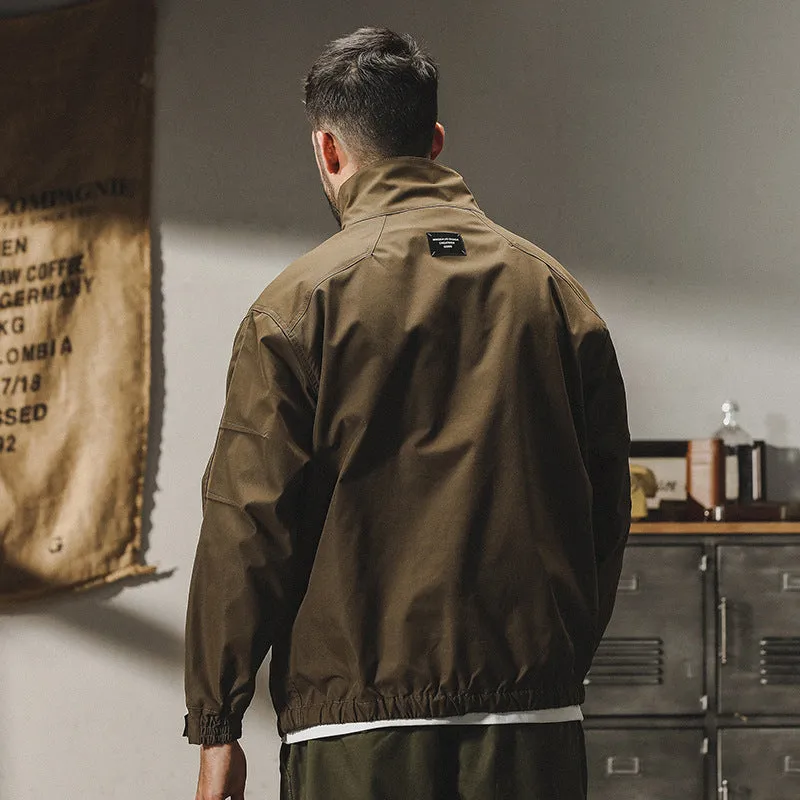 Men’s Outdoor Jacket – Windproof Water-Resistant – Relaxed Fit – Utility Design