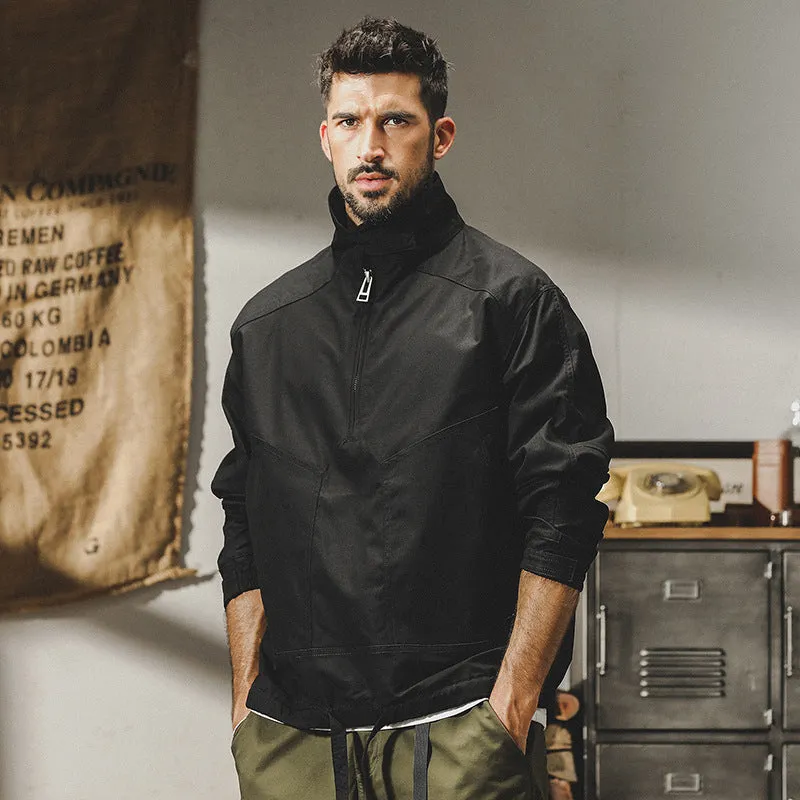 Men’s Outdoor Jacket – Windproof Water-Resistant – Relaxed Fit – Utility Design