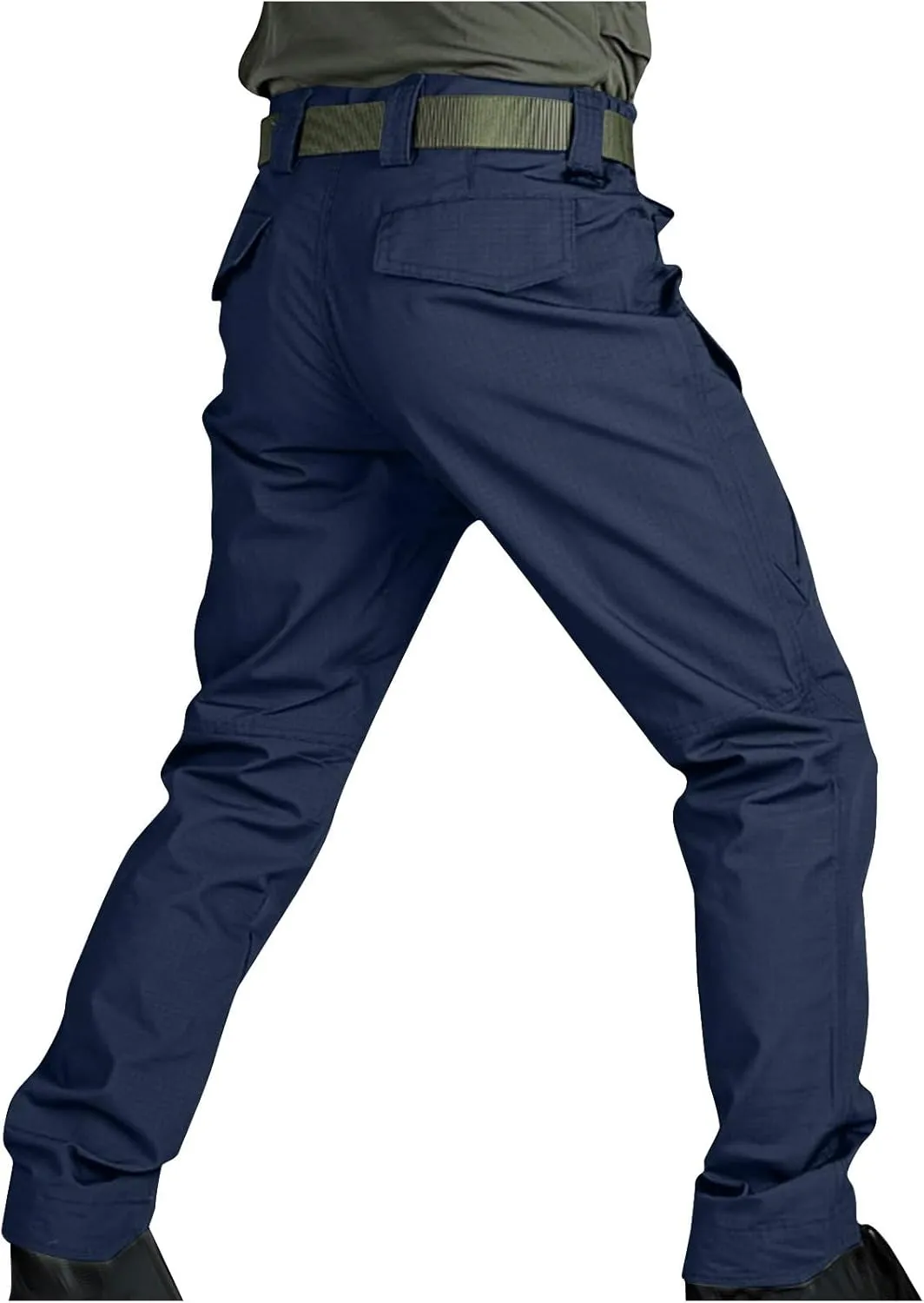 Men's Tactical Pants Water Resistant Combat Stretch Cargo Pants for Men Lightweight Outdoor Hiking Work Pants