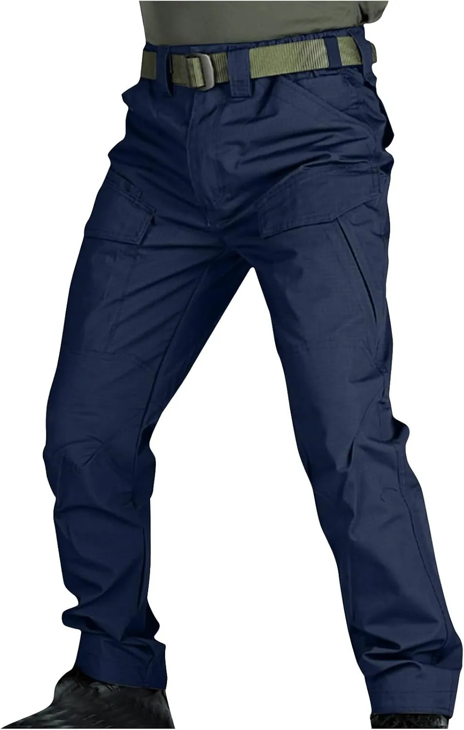 Men's Tactical Pants Water Resistant Combat Stretch Cargo Pants for Men Lightweight Outdoor Hiking Work Pants