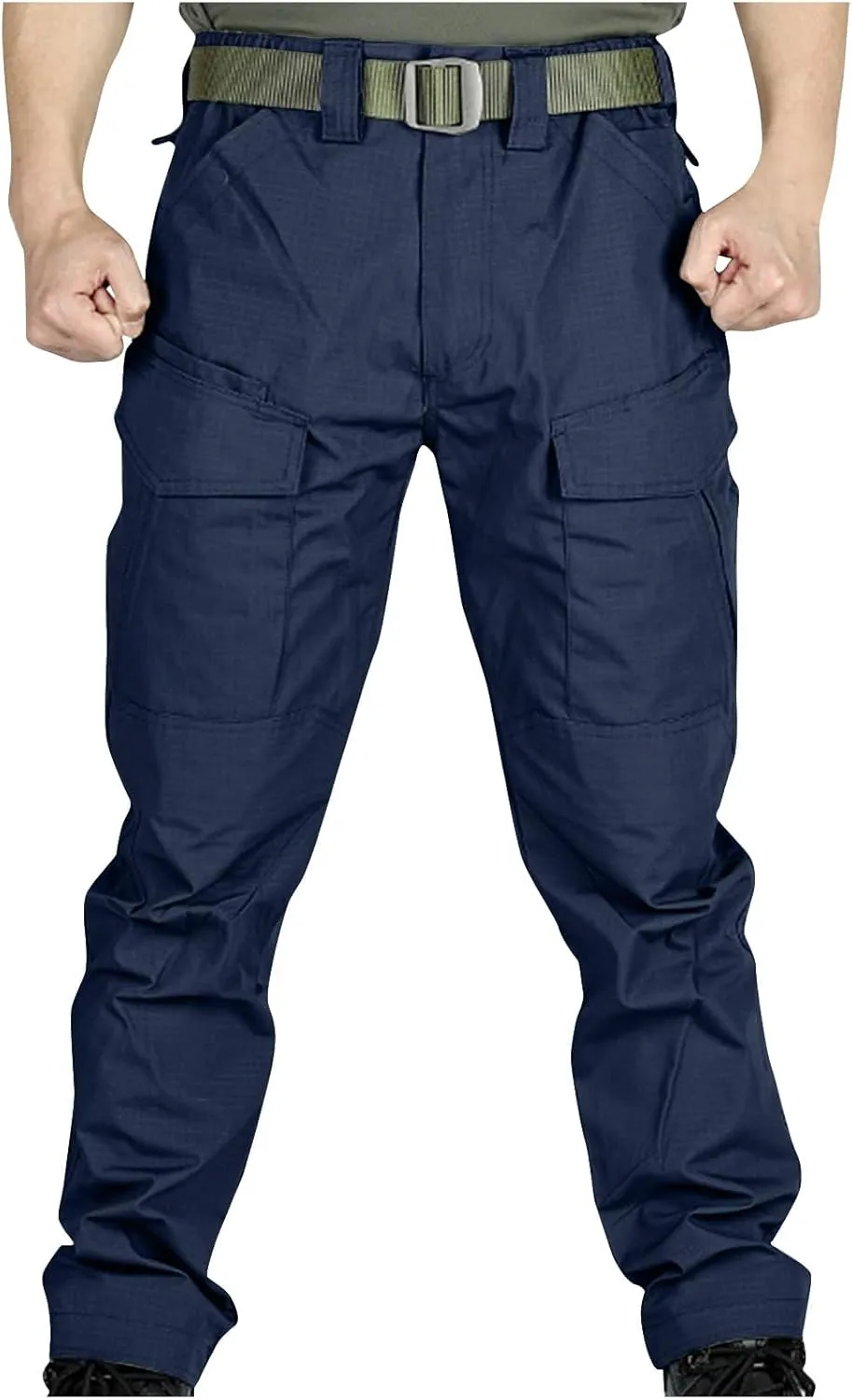 Men's Tactical Pants Water Resistant Combat Stretch Cargo Pants for Men Lightweight Outdoor Hiking Work Pants