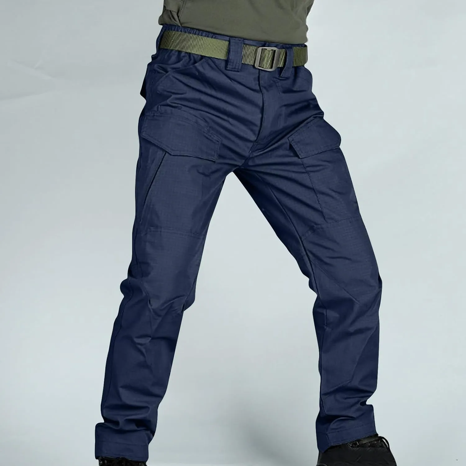 Men's Tactical Pants Water Resistant Combat Stretch Cargo Pants for Men Lightweight Outdoor Hiking Work Pants