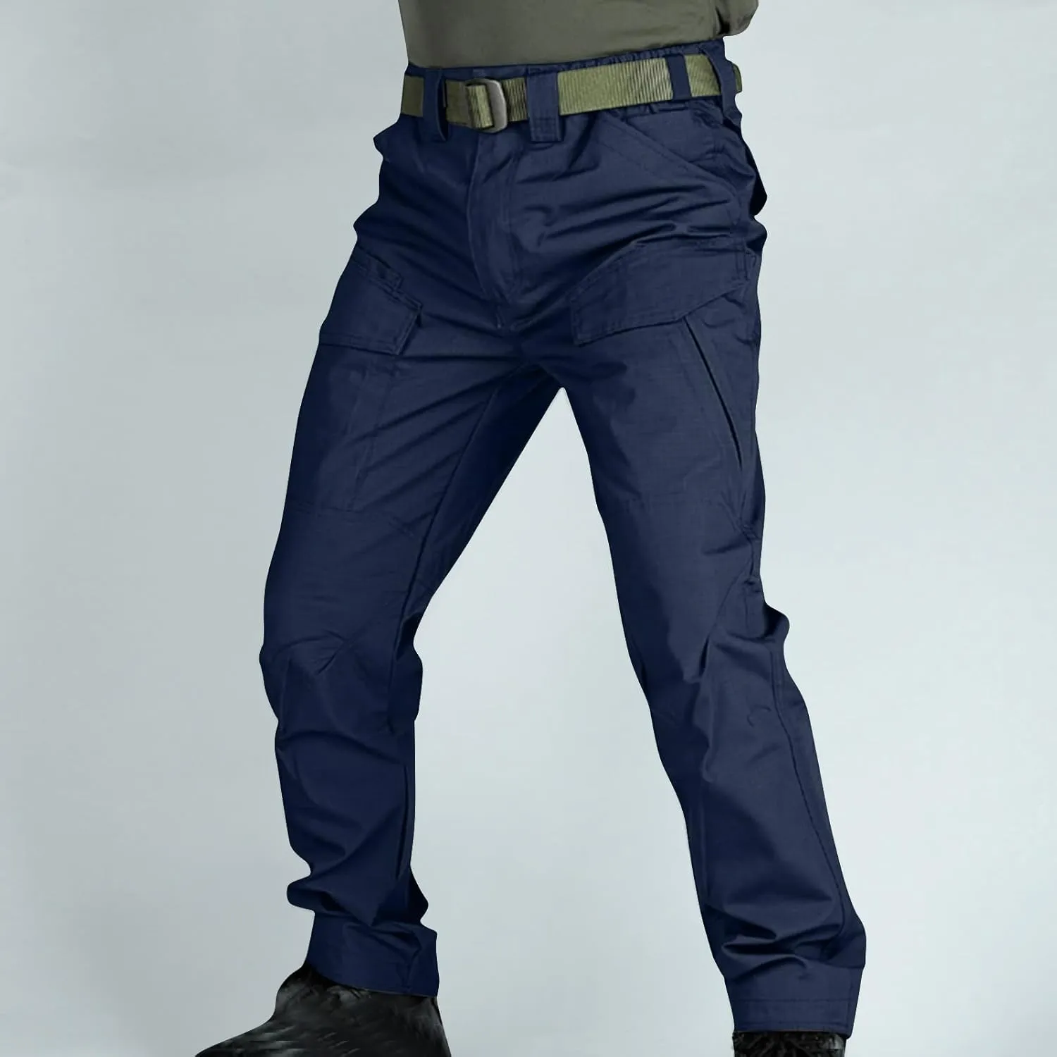 Men's Tactical Pants Water Resistant Combat Stretch Cargo Pants for Men Lightweight Outdoor Hiking Work Pants